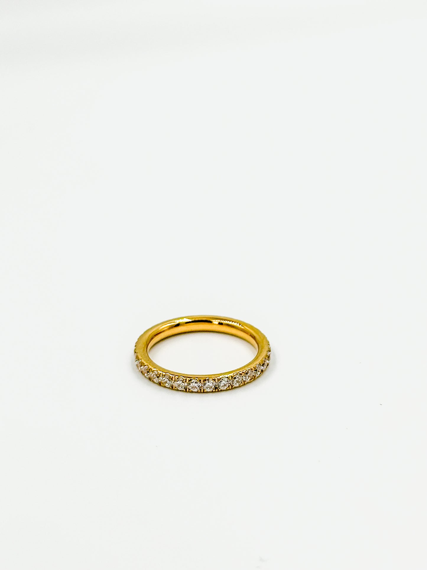 Crystal Slim Stack Ring